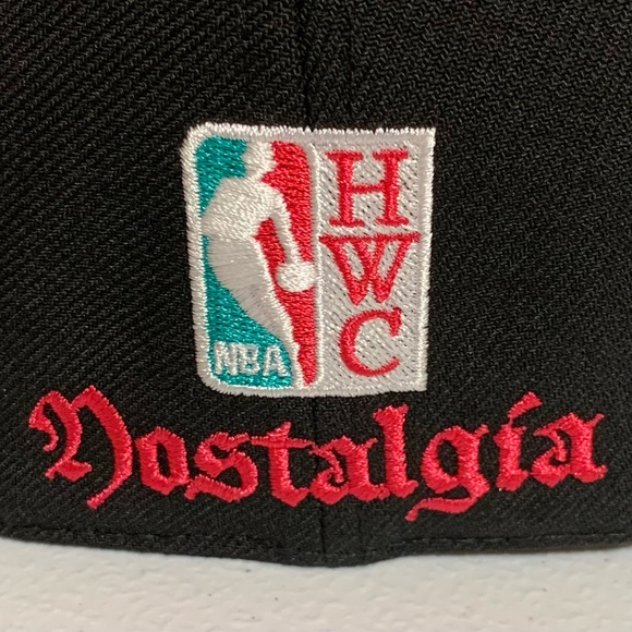 Mitchell & Ness San Antonio Spurs HWC Fitted Hat/Cap-Size 7 1/2 NWT - Picture 8 of 13